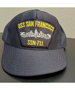 Vintage USS San Francisco SSN-711 Submarine Dolphins US Navy Sub Hat - $492.62 MXN