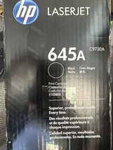 HP 645A Black Toner Cartridge | Works with HP Color LaserJet 5500, 5550 ... - $69.98