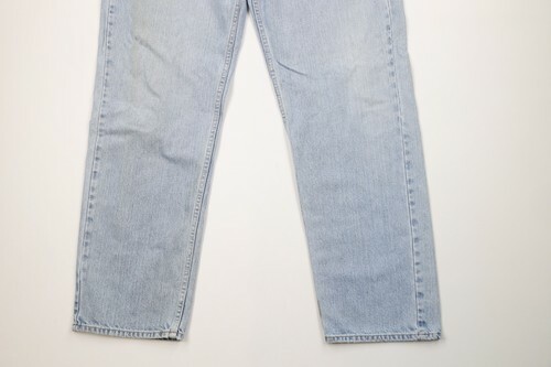 Vintage 90s Nautica Mens 40x32 Distressed Baggy Fit Wide Leg Denim Jeans Blue Item image 4