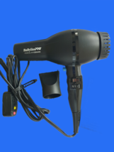 BaBylissPRO Porcelain Ceramic 2800 Dryer Black Compact 6 Speed &amp; Heat Se... - $65.00