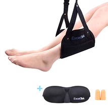 Trip Travel Accessories Footrest Sleep Mask Ear Plugs Airlane Desk Work Vacation - £11.99 GBP