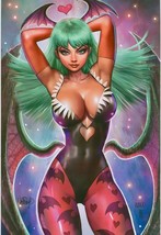 Nathan Szerdy SIGNED Darkstalkers Video Game Art Print ~ Morrigan Aensland - £19.65 GBP