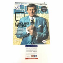 Craig Sager signed 8x10 photo PSA/DNA NBA TNT Autographed Sports Illustrated - £79.91 GBP