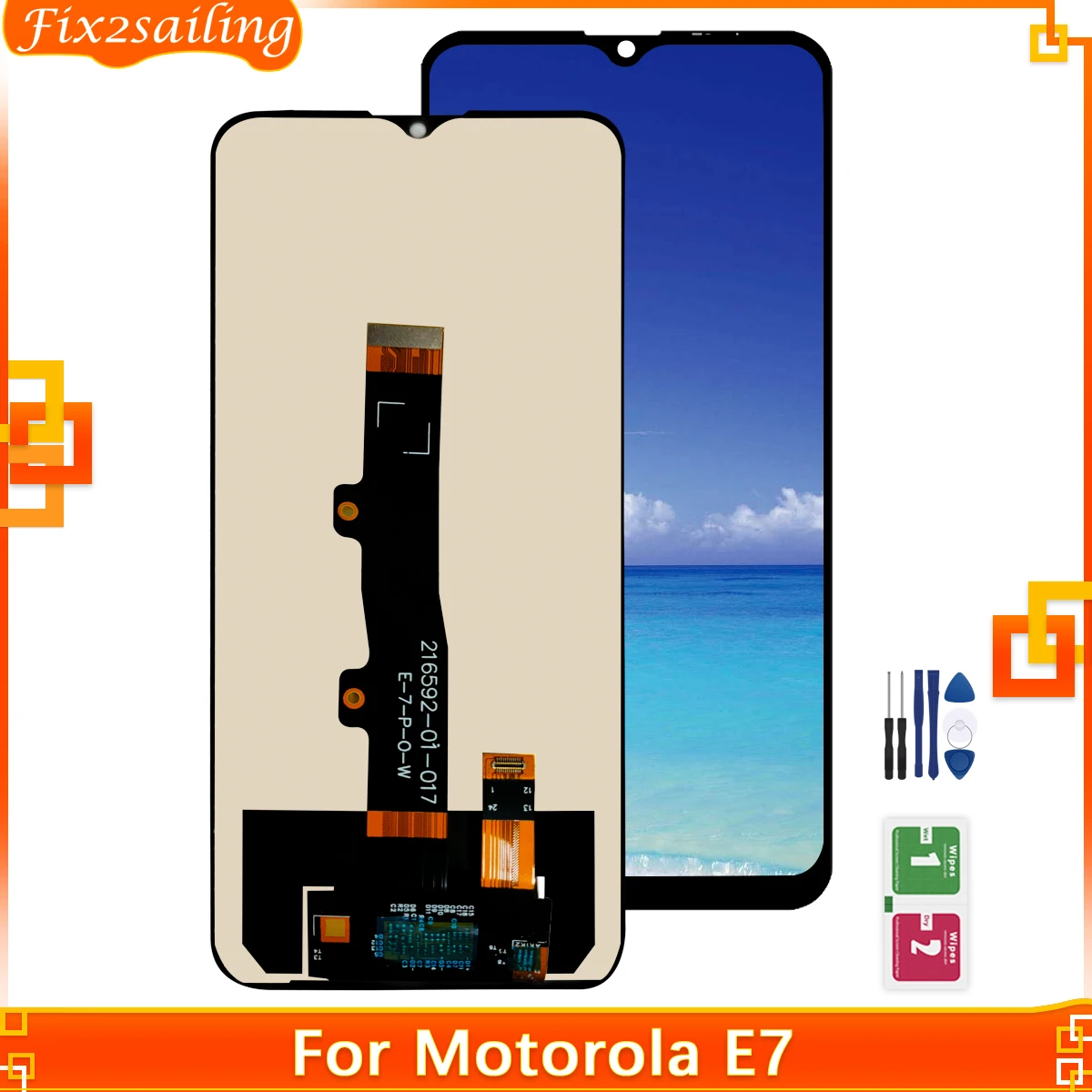 6.5 Inch  For Motorola Moto E7 LCD Display Touch Screen Digitizer For Moto E7 lc - $178.93