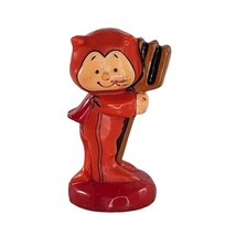 Vintage Hallmark Merry Miniature Halloween Red Devil Figurine 1974 *FLAW* - $29.99