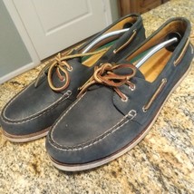 Sperry Gold Cup Tops-Sider Leather Navy Blue Boat Shoes STS15803 Men&#39;s S... - $78.21