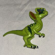 LEGO Jurassic World Dinosaur Dilophosaurus Raptor Figure 75916 Lime &amp; Da... - $9.85