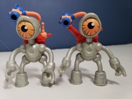 Lot of 2 Bucky O&#39;Hare Blinky Robot Action Figure Vintage 1990 Hasbro Vintage Toy - £15.81 GBP