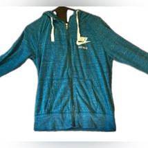 Nike Zipped Hoodie Jacket Blue Womens Size Small - £10.08 GBP