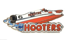HOOTERS RESTAURANT RACING WATER SPEED BOAT #6 WITH HOOTIE DRIVING LAPEL PIN - $9.99