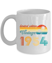 Limited Edition 1954 Coffee Mug 70 Year Old Vintage Retro Cup 70th Birthday Gift - £11.83 GBP