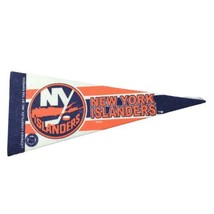 Vintage 90s New York Islanders NHL Felt Mini Pennant 4 x 9 NHL Mini Flag - £5.41 GBP