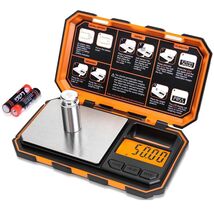 Portable Digital Scale 500g x 0.01g: 6 Weigh Modes, Tare Function &amp; LCD ... - $50.44