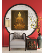 Enlightened Buddha on Lotus | Digital Art | Serenity, Wisdom &amp; Sacred Light - $2,500,000.00
