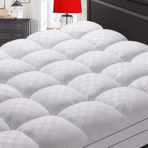 Mattress Topper Queen,Extra Thick Mattress Pad Cover For Back Pain,Cooling - £57.58 GBP