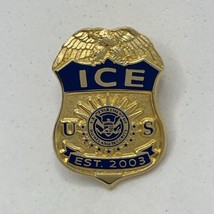 Immigration Customs Enforcement Agency ICE US Government Enamel Lapel Ha... - £11.76 GBP