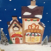 Burberry Village Bakery Christmas Village Lighted House w/ Box Cord Bulb - £24.41 GBP