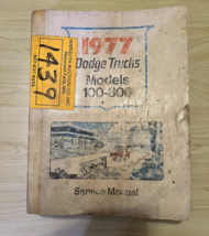1977 Dodge Truck Service Manual Models 100-800 Conventional Forward Cont... - $724.34 MXN