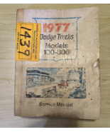 1977 Dodge Truck Service Manual Models 100-800 Conventional Forward Cont... - $724.34 MXN