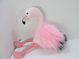 Aurora Luxe Boutique  Ava Flamingo Stuffed Animal Sparkle Fur 12" - $14.03