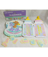 Baby Shower Party Decorations Tissue &amp; Cardboard Garland Banners Boy Girl - £10.40 GBP