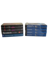 Lot of 8 SONY + Others VHS TAPES 6 HRS Standard Grade T-120 VHS Blank Ta... - $266.38 MXN