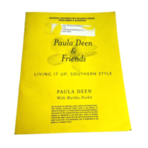 Paula Deen &amp; Friends Living It Up Southern Style Advance Reader&#39;s Copy P... - £19.32 GBP