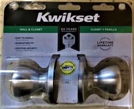 KWIKSET SECURITY CLASSIC DOOR KNOBS, BED &amp; BATH, POLISHED BRASS,LOCKING,... - $19.00