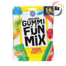 6x Bags Gummi Factory Original Sour Gummi Fun Mix Candy | Gummi Party | 5oz - £19.64 GBP