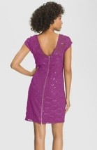 Hailey by Adrianna Papell Embellished Lace Sheath Dress SZ 8 NWT - £73.00 GBP