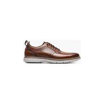 Stacy Adams Sync Plain Toe Elastic Lace Up Sneaker Leather Cognac 25662-221 image 3