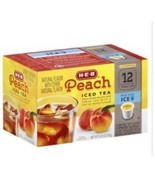 H.E.B Iced Tea Single Serve Cups 12 cts. Peach (Pack of 2) - £19.06 GBP