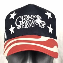 Germania Insurance USA Flag Hat Baseball Cap Vintage Snap back Patriotic - £12.14 GBP