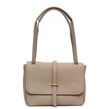 SC Fashion Designer Leather Flap Shoulder Bag For Women Simple Casual Crossbody  - £100.73 GBP