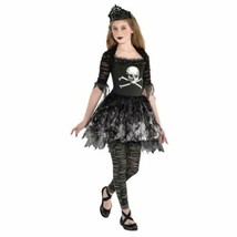 Prima Zomberina Costume Girls Large 12 - 14 Zombie Dancer Black - $49.49