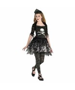 Prima Zomberina Costume Girls Large 12 - 14 Zombie Dancer Black - £39.44 GBP