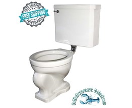 Antique White Porcelain L Wolff Yazoo Toilet in FINE Condition ~ $0 Ship... - $859.95