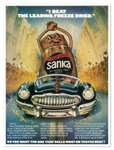 Print Ad Sanka Decaf Coffee Ticker-Tape Parade Vintage 1973 Advertisement - £7.62 GBP