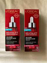 (2) L&#39;Oreal Revitalift Derm Intensives 10% Pure Glycol Acid Serum Fragra... - £20.70 GBP