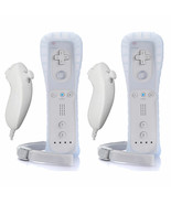 2Pack Motion Plus Wii Remote Nunchuck Controller Set For Classic Wii Wii... - £64.49 GBP