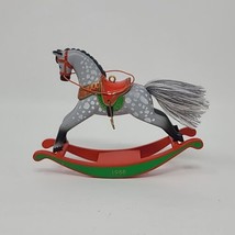 1988 Hallmark Keepsake Rocking Horse Christmas Ornament Gray Horse - £8.59 GBP