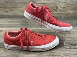 Converse One Star Pink Low Top Suede Sneaker Shoes Unisex Womens 11  Mens 9 - $38.61
