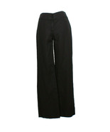 EILEEN FISHER Black Tencel Linen Yoked Trouser Pants 2 - £78.62 GBP