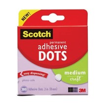 Scotch Permanent Adhesive Glue Dots - 8 mm, Pack of 300  - €14,76 EUR