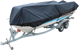 Waterproof Heavy Duty 210D Boat Cover Trailerable Fishing Ski Bass V-Hul... - £31.38 GBP