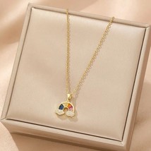 Dainty Rainbow Charm Necklace - $19.00
