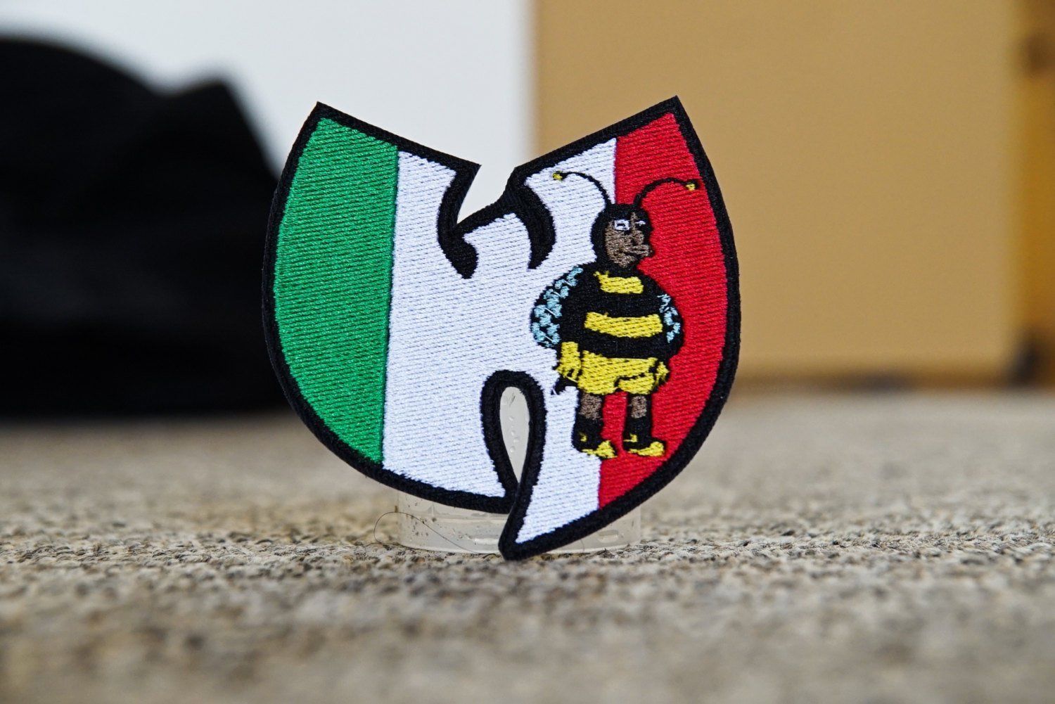 Wu-Tang Mexican, Mexico Flag Simpsons Bumblebee Man, 90s Hip Hop Rap Patch - $12.95