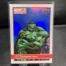 Immortal Hulk 2021-22 Upper Deck Marvel Annual Blue Foil Parallel #36 - £3.87 GBP