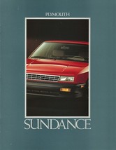 1992 Plymouth SUNDANCE sales brochure catalog US 92 AMERICA - £4.70 GBP