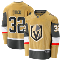 Jonathan Quick Autographed Vegas Golden Knights Gold Jersey Signed IGM COA - £294.16 GBP